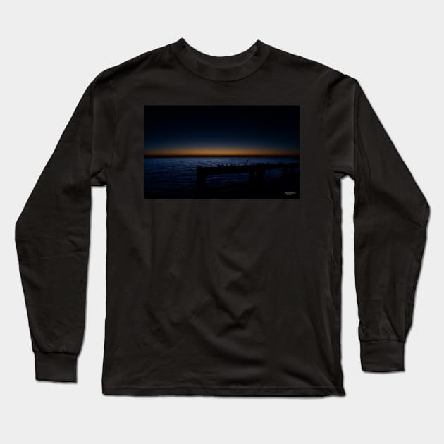 Old Busselton Jetty Long Sleeve T-Shirt by lordveritas